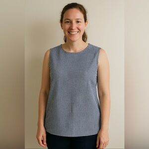 Gingham Sleeveless Top